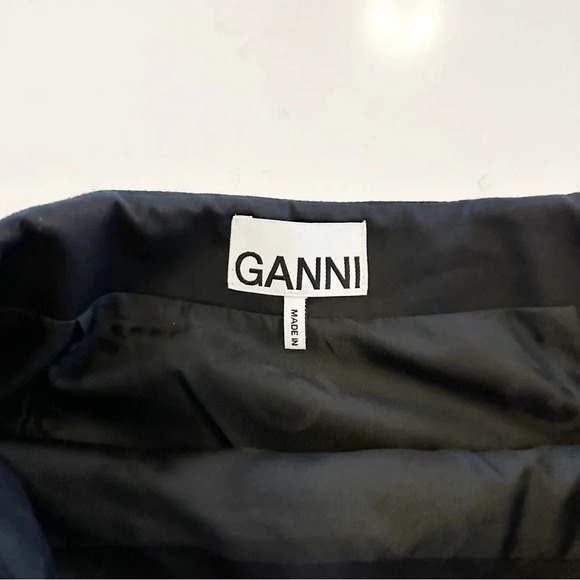 GANNI Rainbow Tweed Wool Fringe Mini Skirt | 34 | US 2 - Picture 10 of 13